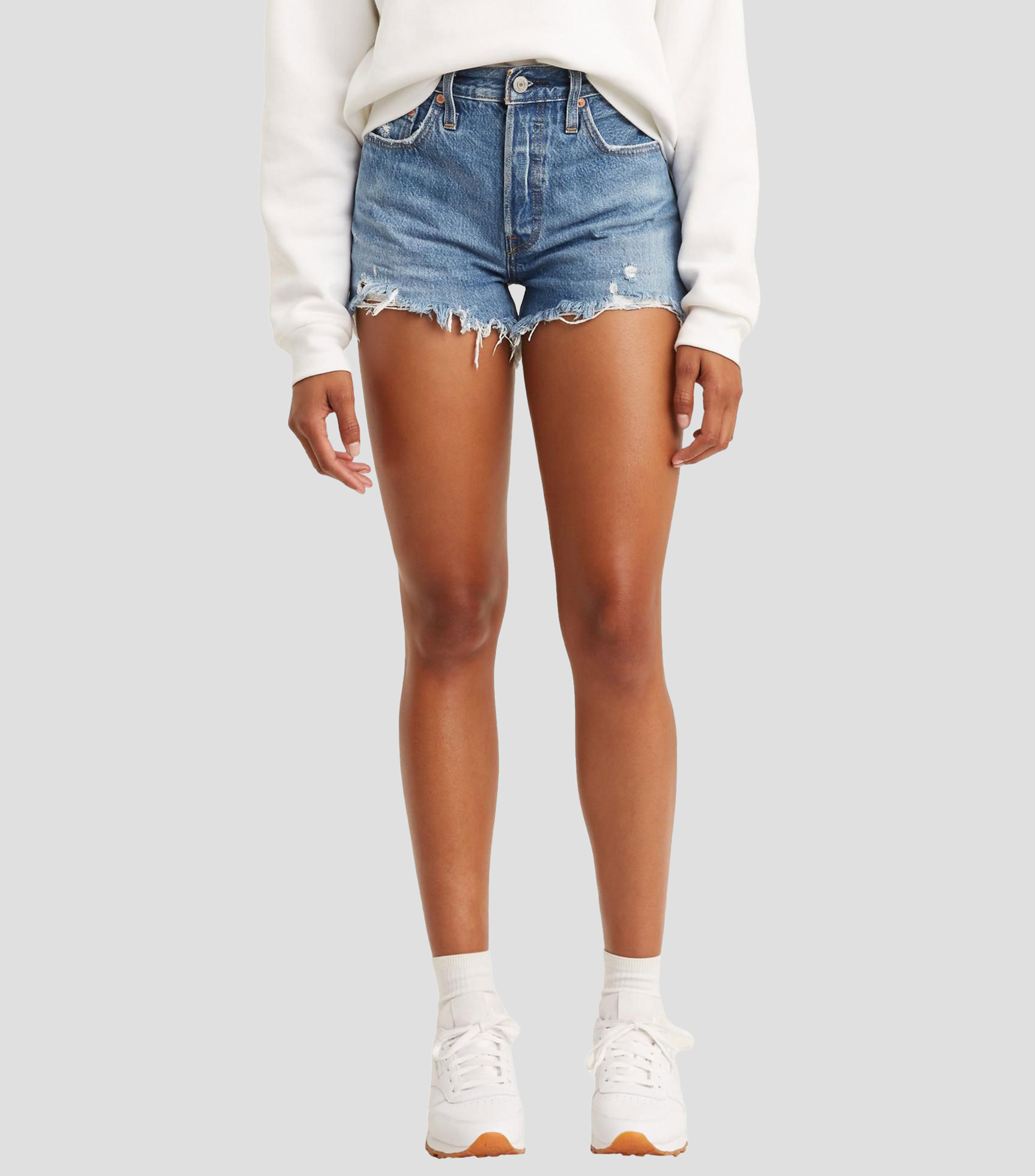 Short de mezclilla 501 Original sólido Mujer